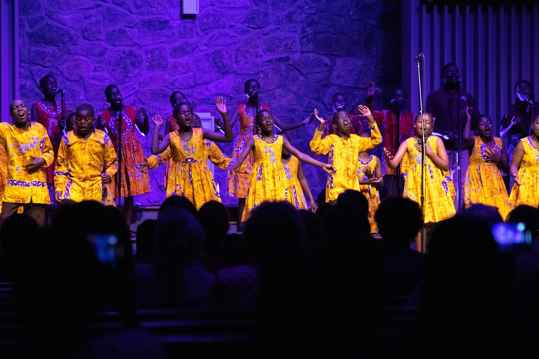 Choir singing during a Ringgold UMC worship event